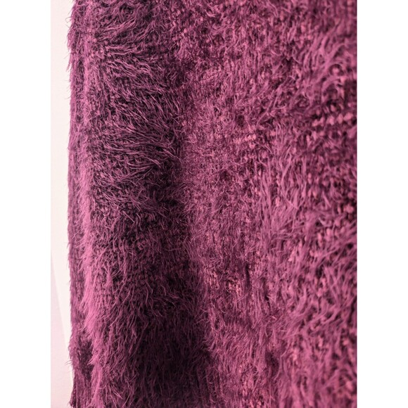 Dreamers Burgundy Purple Soft Eyelash Sweater sz 1XL Cozy Winter Gilmore Girls - Picture 4 of 8